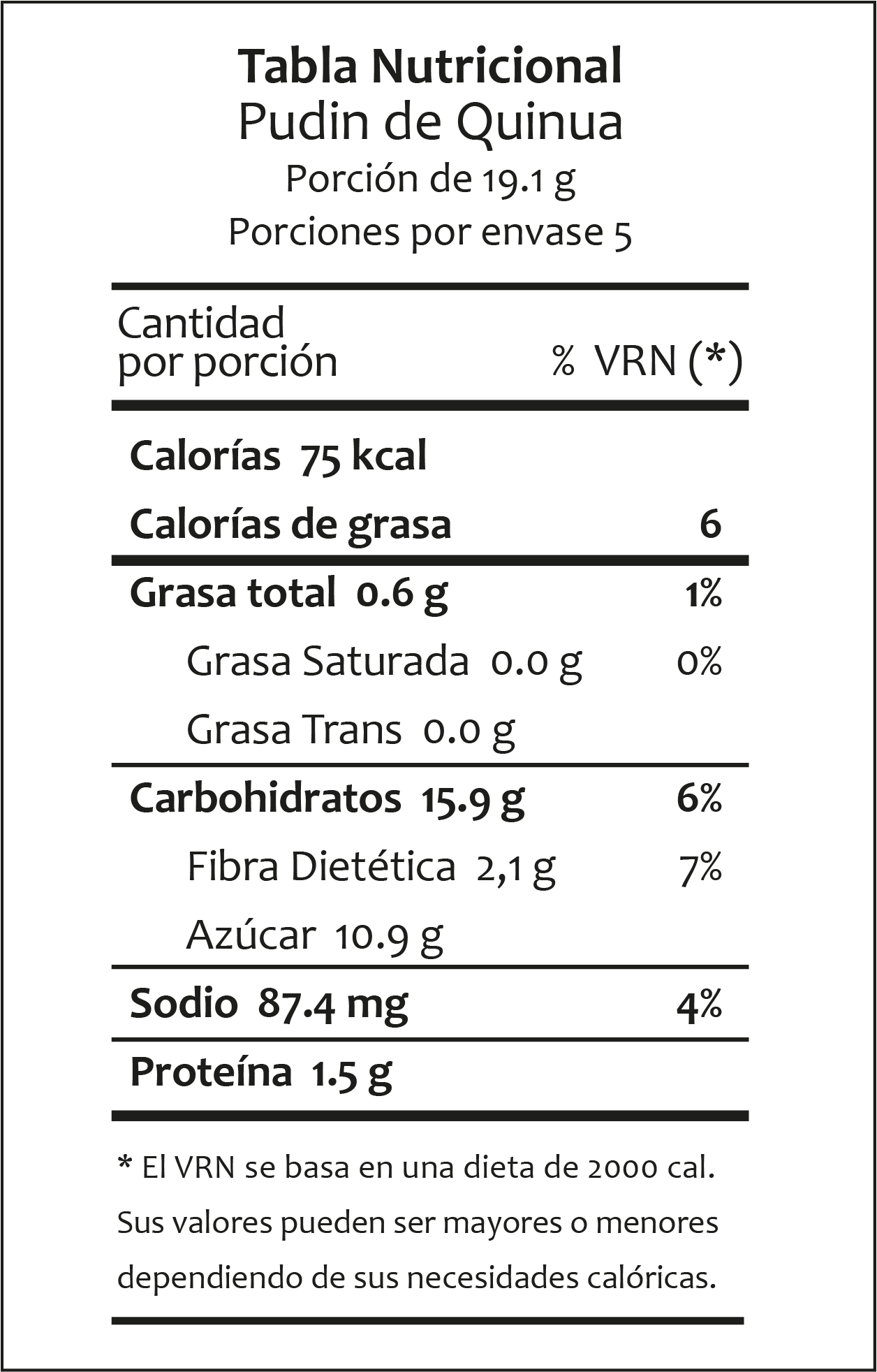 Pudín de Chocolate