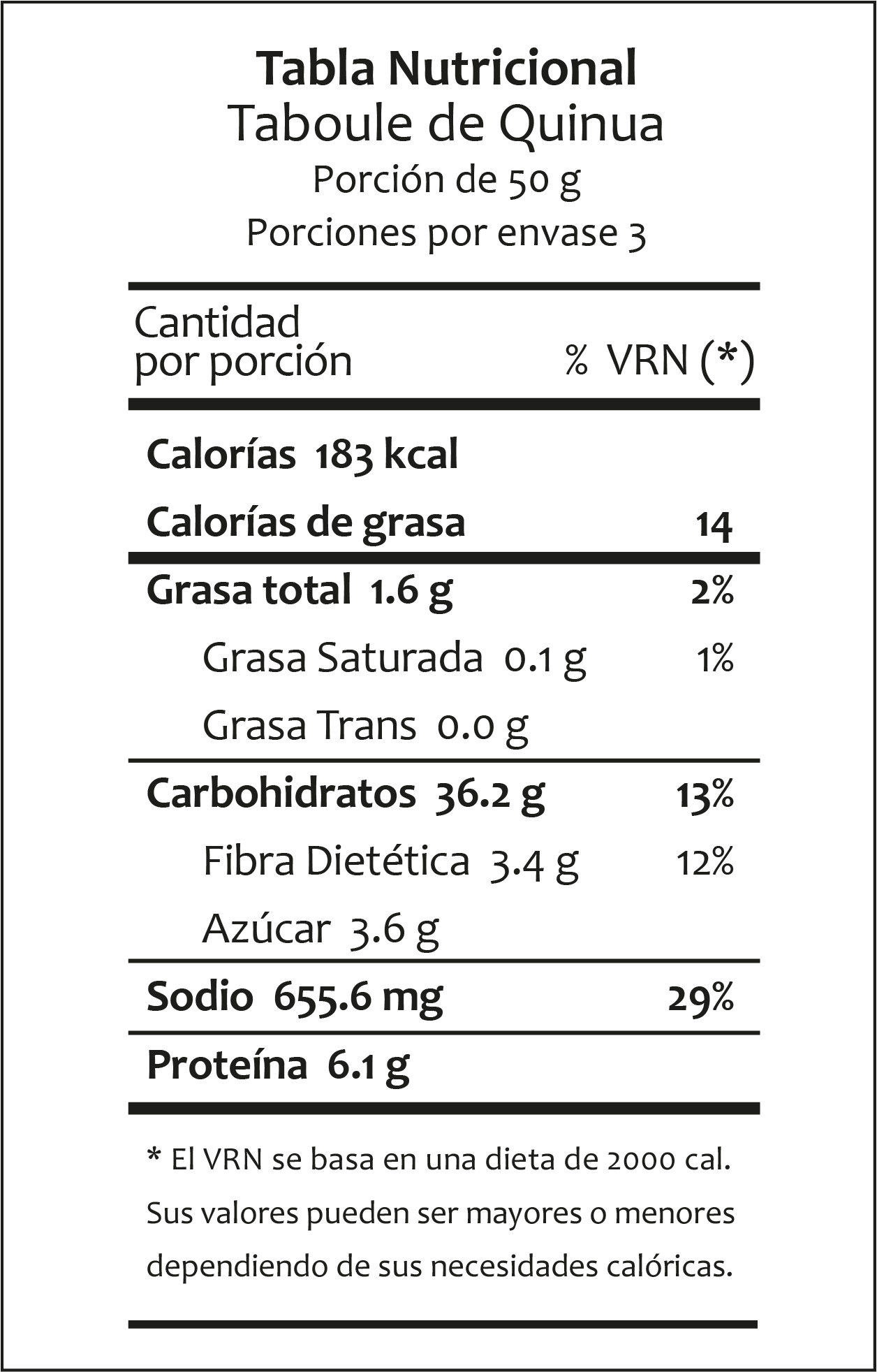 Taboule de Quinua